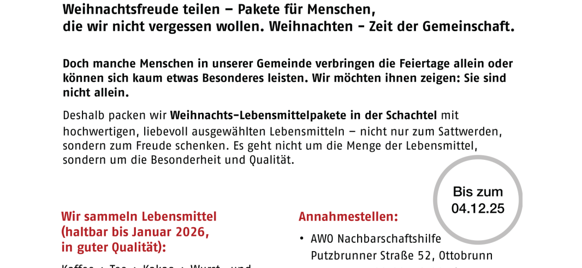 Weihnachtsflyer